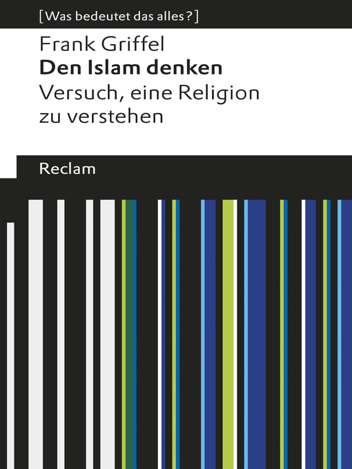 Title details for Den Islam denken by Frank Griffel - Available